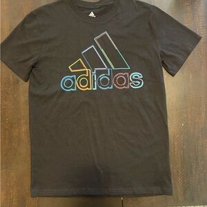 Adidas Black Cotton Tee